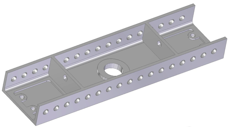 3D model of wing rib